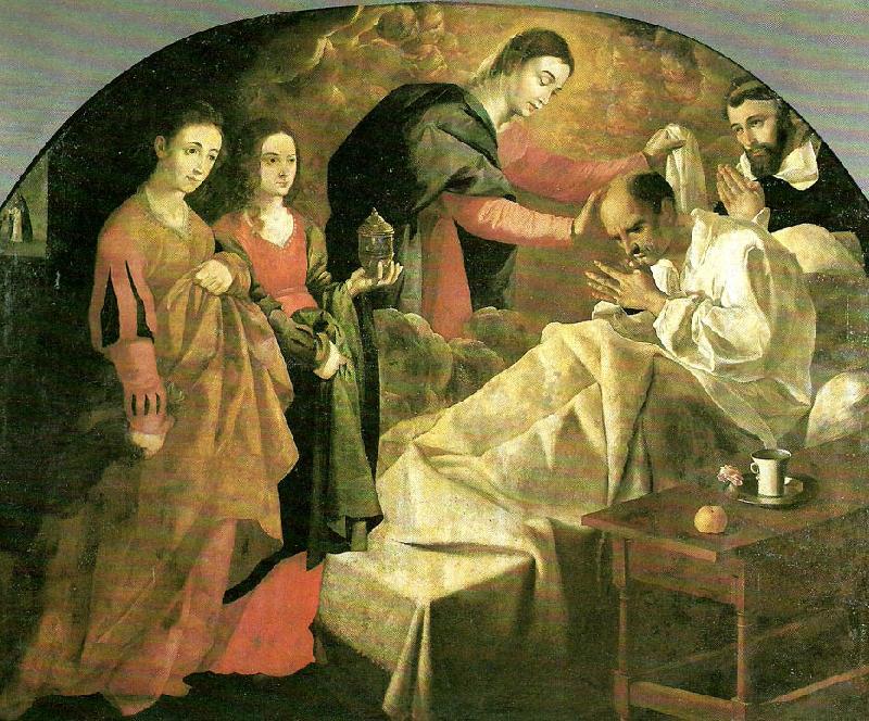 Francisco de Zurbaran miraculous cure of the blessed reginaud of orleaans oil painting image